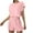 Pink, variant on yievot Womens Workout Set Short Sleeve Crop Top and Shorts Summer 2 Piece Tracksuit Outfits Quick Drying Fitness Running Yoga Activewear Sets