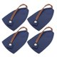 thumbnail image 1 of Funda para llavero de Coche Unique Bargains extraíble de 4 piezas Piel sintética Gran capacidad Azul Oscuro, 1 of 7