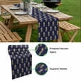 thumbnail image 5 of Pineapple Table Runner - 72 Inch Long, Kitchen Dining Table Runner Dresser Scarves, Yellow Fruit Navy Blue Summer Tropical Farmhouse Decor for Coffee Tables Wedding Party Banquet, 5 of 8