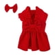 thumbnail image 1 of Vestido de princesa navideña para perro y pajarita, trajes para cachorros de gato, ropa para chihuahua. M, 1 of 9