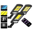 thumbnail image 1 of Xihbxyly Luces Solares para Exterior con Sensor de Movimiento, Ip65 a Prueba de Agua, 3 Modos de Iluminación con Control Remoto, Luces de Seguridad de Pared para Patio, Jardín y Puerta de Entrada, Fá, 1 of 6