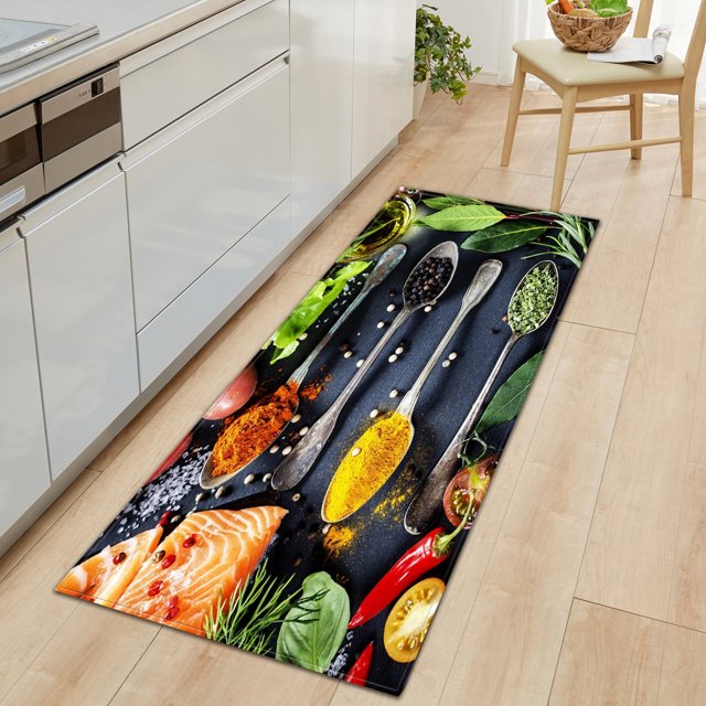 Modern Kitchen Mat Home Decor Entrance Doormat Hallway Bedroom Living Room Decoration Floor Carpet Balcony Bathroom Long Rug Kitchen Rugs