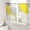 Yellow Gray White, variant on Sheer Curtains 84 Inches Long 2 Panels Set for Living Room, Navy Blue Grey Semi Sheer Curtains for Windows, Modern Oil Painted Abstract Art Aesthetics Voile Window Treatments Rod Pocket Curtain