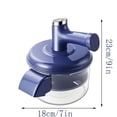 thumbnail image 3 of Electric Food Chopper and Peeler 2 in 1, Rechargeable Mini Vegetable Cutter with Stainless Steel Blades, Portable Fruit and Garlic Mincer for Home, Camping, and Travel, 3 of 7