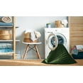 thumbnail image 2 of Ahgly Company Machine Washable Indoor Round Transitional Night Black Area Rugs, 7' Round, 2 of 7