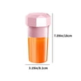 thumbnail image 3 of NARABB Juicer Machine Orange Lemon Juicer Small Juicing Cup Home Mini Cup Portable Juicer Portable USB Charging, 3 of 8