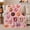 Frosted Donuts, variant on Rainbow Donuts with Hearts on Pink, Energetic Bakery Style for Dessert Lovers, Colorful Icing Pastry Pattern and Birthday Gift, Cozy Flannel Blanket for Game Room and Bedroom, Home Decor