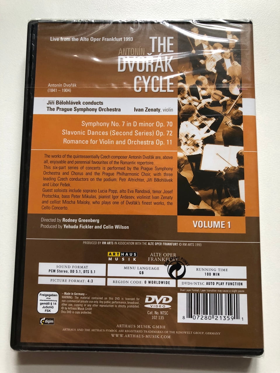 The Dvorák Cycle: Volume 1 (DVD), Arthaus Musik, Music & Performance