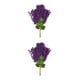 thumbnail image 2 of Monstrate 12 Uds. Planta de glicinia falsa vid ratán flores artificiales para colgar en la pared de autoensamblaje sala de estar de negocios Púrpura 2Conjunto, 2 of 6