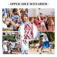 thumbnail image 6 of Xecao Makeup print basketball shirt for both men and women, a unisex basketball jersey perfect for theme parties-X-Large, 6 of 6
