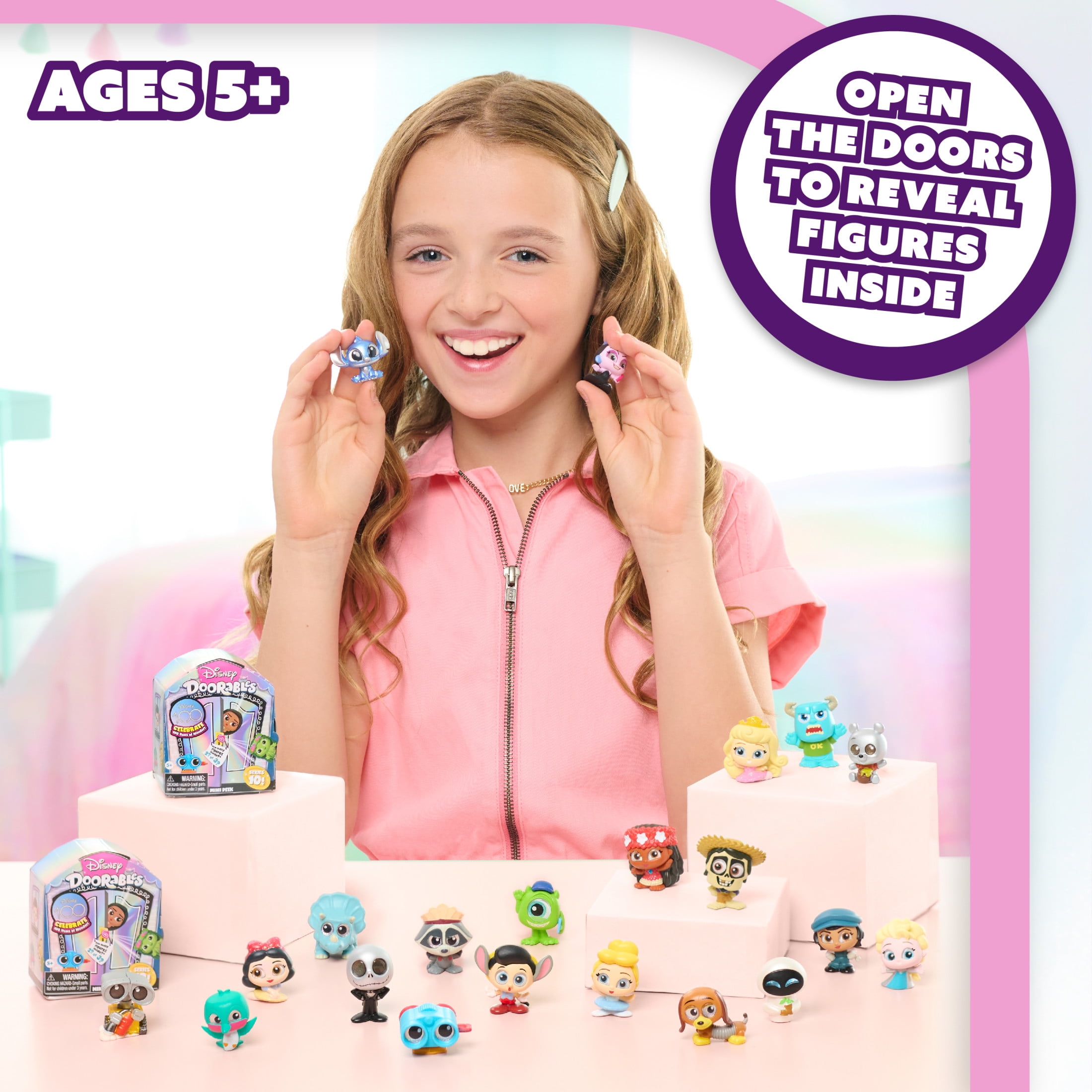 Disney Doorables Mini Peek Series 10, Collectible Blind Bag Figures, Styles May Vary, Kids Toys for Ages 5 up