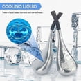 thumbnail image 5 of Ice Globes Spoon Massager Skin Care Freeze Tool Stainless Steel Face Beauty Roller Cooling Massage, 5 of 5