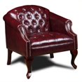 thumbnail image 1 of Boss Office Products Chaise de Club Touffetée en Rouge, 1 of 5