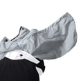 thumbnail image 3 of Men's Pro Player Black/Silver Las Vegas Raiders Tape Full-Zip Hooded Jacket, 3 of 3