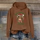 thumbnail image 2 of WILLBEST Sudaderas Deportivas Mujer Invierno Navidad Vaca Santa Sudadera con Capucha Chica​​, 2 of 4