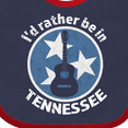 thumbnail image 4 of Inktastic I'd Rather Be in Tennessee Boys or Girls Baby Bib, 4 of 4