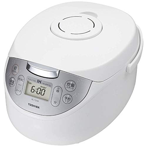 Toshiba IH Jar Rice Cooker (5.5 go cooked) White TOSHIBA Kamado Copper Coated Rice Cooker RC-10HK-W