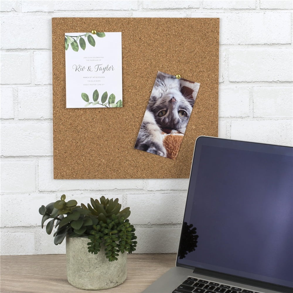 Quartet Cork Tiles, Bulletin Board Cork Panels 12" x 12", Self-Adhesive Corkboards for Wall Pin Board , 8 Pack