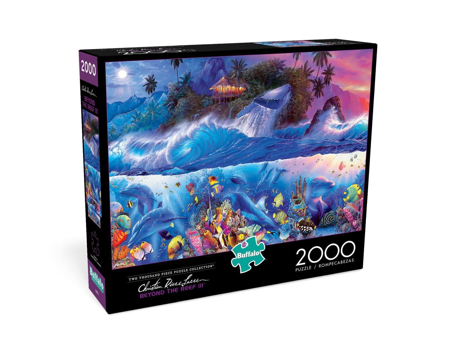 Buffalo Games Le puzzle Christian Riese Lassen Beyond the Reef III en 2000 pièces