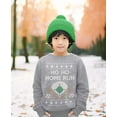 thumbnail image 4 of Tstars Boys and Girls Ugly Christmas Sweatshirt for Baseball Fans - Ho Ho Home Run Holiday, 4 of 6