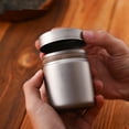 thumbnail image 4 of Titanium Small Tin Can Box Canister Tea Tins Coffee Tins Food Storage Container for Tea,Coffee, Herb, Candy, Chocolate, Sugar, Spices, Beans（160ml）, 4 of 5