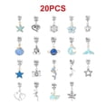 thumbnail image 2 of Kit de fabricación de pulseras Joyas DIY Cuentas Colgantes Set Cumpleaños Navidad Dar gracias Regalo Artesanía Accesorio Suministros para manualidades Azul yuarrent HA009248-02B, 2 of 6