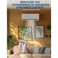 thumbnail image 5 of 18000 BTU Mini Split AC/Heater, 19 SEER2 Inverter, 230V, Cools Up to 1250 Sq.Ft, Ductless, Alexa Compatible, White, 5 of 7