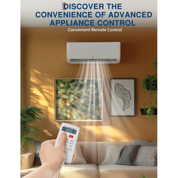 000 BTU Wall Mounted Mini Split AC – 22 SEER2 Alexa Inverter Heat Pump – White
