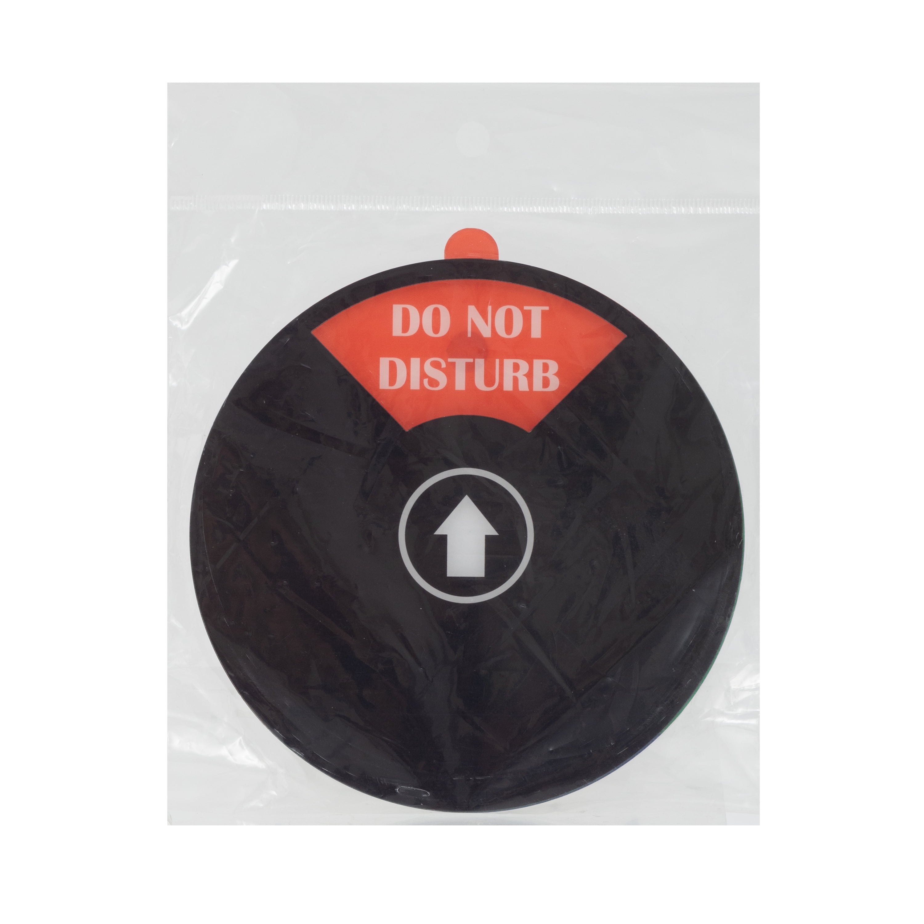 Pen+Gear Rotating Door Sign Plaque, 5-Inch, Black, 4 Message Options