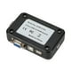 thumbnail image 4 of Injueey Caja de interruptores KVM, 2 puertos, 2 en 1, 250 MHz, conmutador de teclado y ratón, divisor de ordenador, PC, mejora, compartir con Cables de computadora, 4 of 6