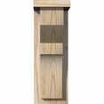 thumbnail image 2 of 5 1/2"W x 8"D x 16"H Monterey Smooth Corbel w/Backplate, Douglas Fir, 2 of 9