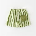 thumbnail image 2 of Plebaso Toddler Baby Boys Girls Stripe Shorts Infant Summer Casual Shorts Kids Cute Shorts with Pocket, 2 of 3