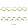 thumbnail image 1 of pitrice 10 Pairs Ear Wire Converter with Loop Adjustable Multiple Clip-on Earring Findings Painless Invisible Earrings Adapter No Hanging Steel 11MM, 1 of 7