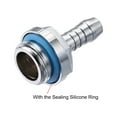 thumbnail image 3 of Uxcell Brass Hose Fitting for PC Water Cooling Connecting 6mm 4Pcs Silver Tone, 3 of 6