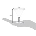 thumbnail image 5 of Lillian Mini Entertainers - Vaso de Martini Pequeño Transparente de 2 oz (10 unidades, paquete de 50), 5 of 5