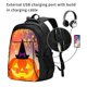 thumbnail image 2 of Balery Halloween Mochila con carga USB para hombre y mujer - Mochila impermeable y antirrobo para laptop con puerto USB para viajes, trabajo, 2 of 7