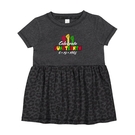 Inktastic Celebrate Juneteenth 6-19-1865 Girls Baby Dress