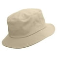 thumbnail image 3 of Big Brother Embroidered Big Size Cotton Blend Twill Bucket Hat - Khaki XL-2XL, 3 of 5