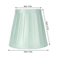 thumbnail image 2 of Reemplazo de pantalla de lámpara de 6 uds para interfaz de bombilla E14, luz de pared, cubierta de luz de techo, sombra verde claro, 2 of 8