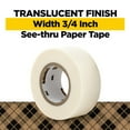 Using Scotch Paper Scotch, Paper Tape, 0.75 in. x 600 in. White, 2 Rolls - Walmart.com