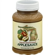 (Price/case)Omena Organics Apple Sauce - Organic - Unsweetend - Case of 12 - 23 oz