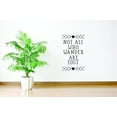 thumbnail image 1 of Decal - Wall Sticker : Not All Who Wander Are Lost Quote Home Decor Picture Art 16x24 Inches, 1 of 2