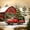 Christmas 07, variant on Manfei Country Vintage Christmas 7-Piece Twin Bedding,Rustic Santa Sleigh Bedding Comforter Set,Light Gray Reversible