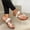 White, variant on WIZUTIZ Bedroom Slippers Women Casual Athletic Lightweight House Shoes for Women Summer BOHO Jeweled Shiny Slide Sandals Slides BOHO Knitted Beach Slides Indoor Non-Slip Slide Sandals Gifts for Her