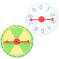 thumbnail image 1 of SEWACC Prize Wheel for Fortune Game with Smooth Pointer Rotation and Assorted Color for Playing Parties 2pcs, 1 of 8