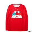 thumbnail image 3 of 2023 New Year Clothes Family Christmas Matching Outfits Cartoon Bear Print Soft Pajamas Set Parent-child Sleepwear Baby Romper, 3 of 4