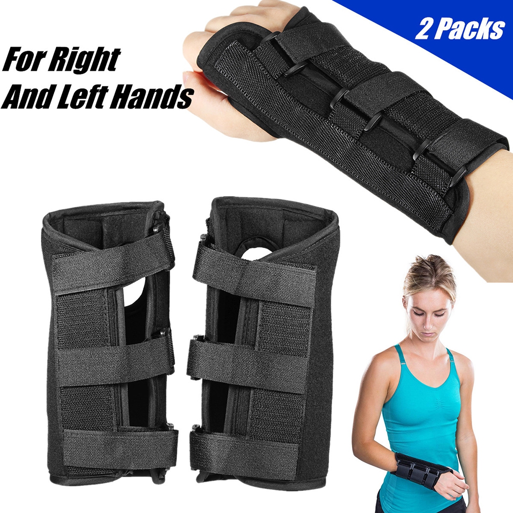 Kripyery 1 Pair Right 26 Left Hands Breathable Night Wrist Brace Sleep