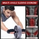 thumbnail image 4 of Rodillo para abdominales y entrenamiento de core - Equipo de ejercicio abdominal con esterilla - Equipo de fitness para gimnasio en casa para hombres y mujeres, 4 of 6