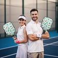 thumbnail image 6 of Pickleball Paddles Set,Pioneer Flower Floral Print Pattern Fiberglass Surface Pickleball Racket Set with 2 Indoor Outdoor Pickleball Balls and Pickleball Bag,Pickle-ball Equipment, 6 of 6