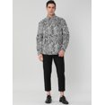 thumbnail image 4 of INSPIRE CHIC Men's Vintage Leopard Printed Button Down Long Sleeve Cotton Shirt, 4 of 7
